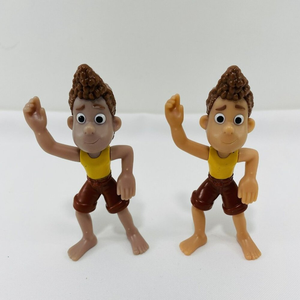 Disney McDonald Luca Alberto Toy Figure Lot Bundle Pair Movie Fantasy Animation